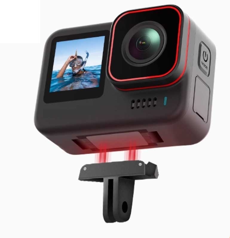 运动相机8K磁吸快拆摩托车行车记录摄像机